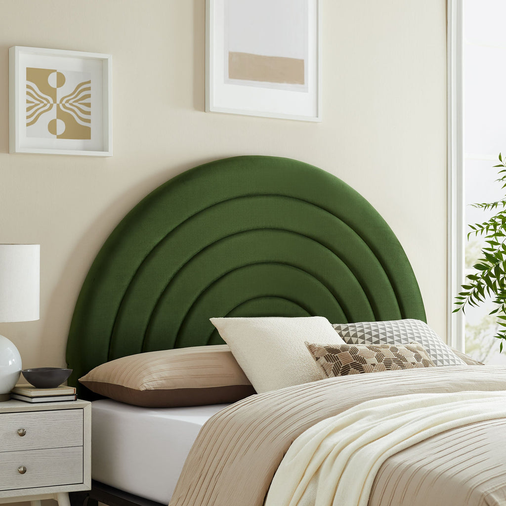 Solana Arched Performance Velvet Queen Headboard by Modway