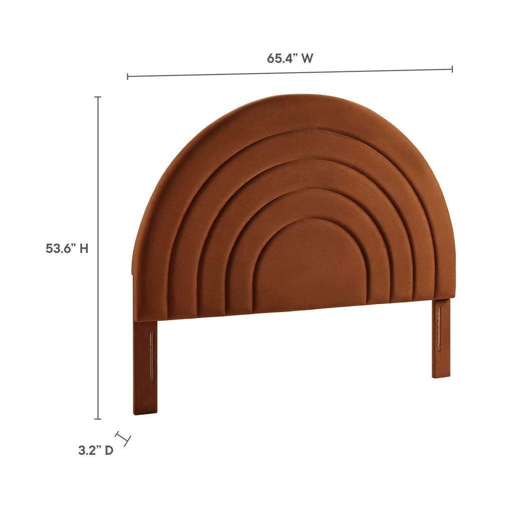 Solana Arched Performance Velvet Queen Headboard by Modway