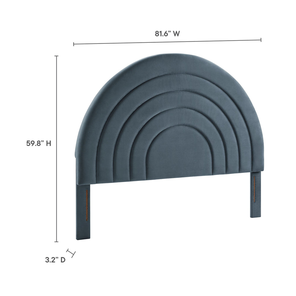 Solana Arched Performance Velvet King Headboard by Modway
