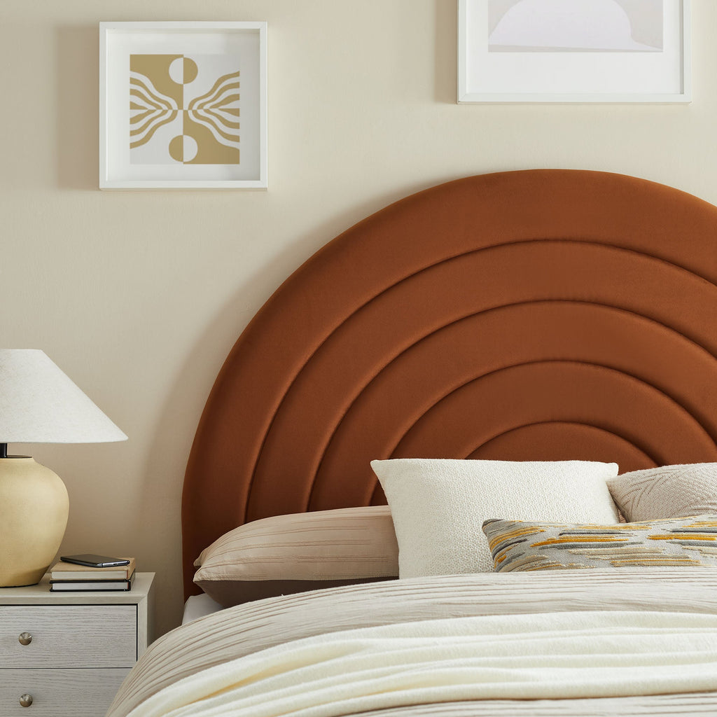 Solana Arched Performance Velvet King Headboard by Modway
