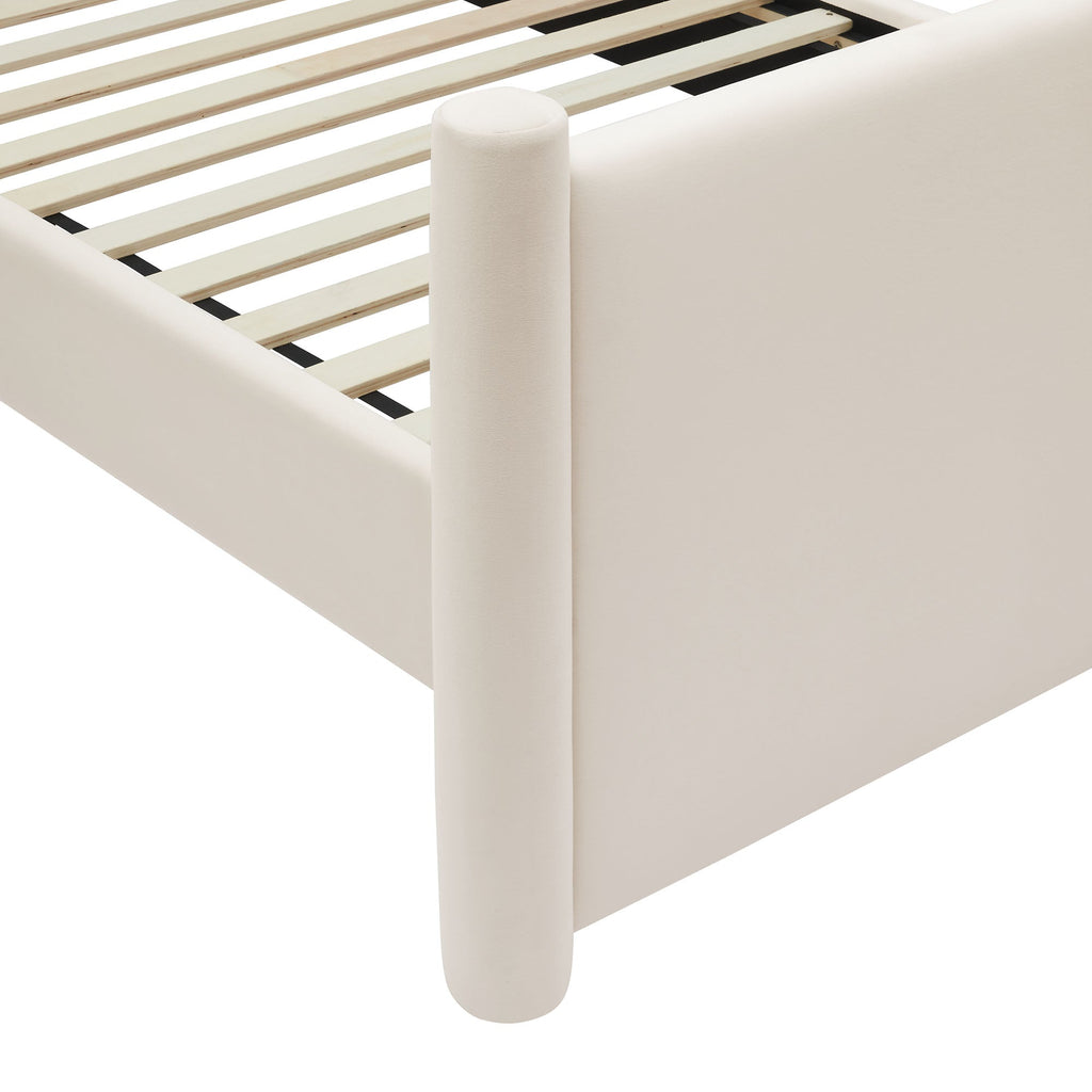 Rael Performance Velvet Twin Platform Bed by Modway