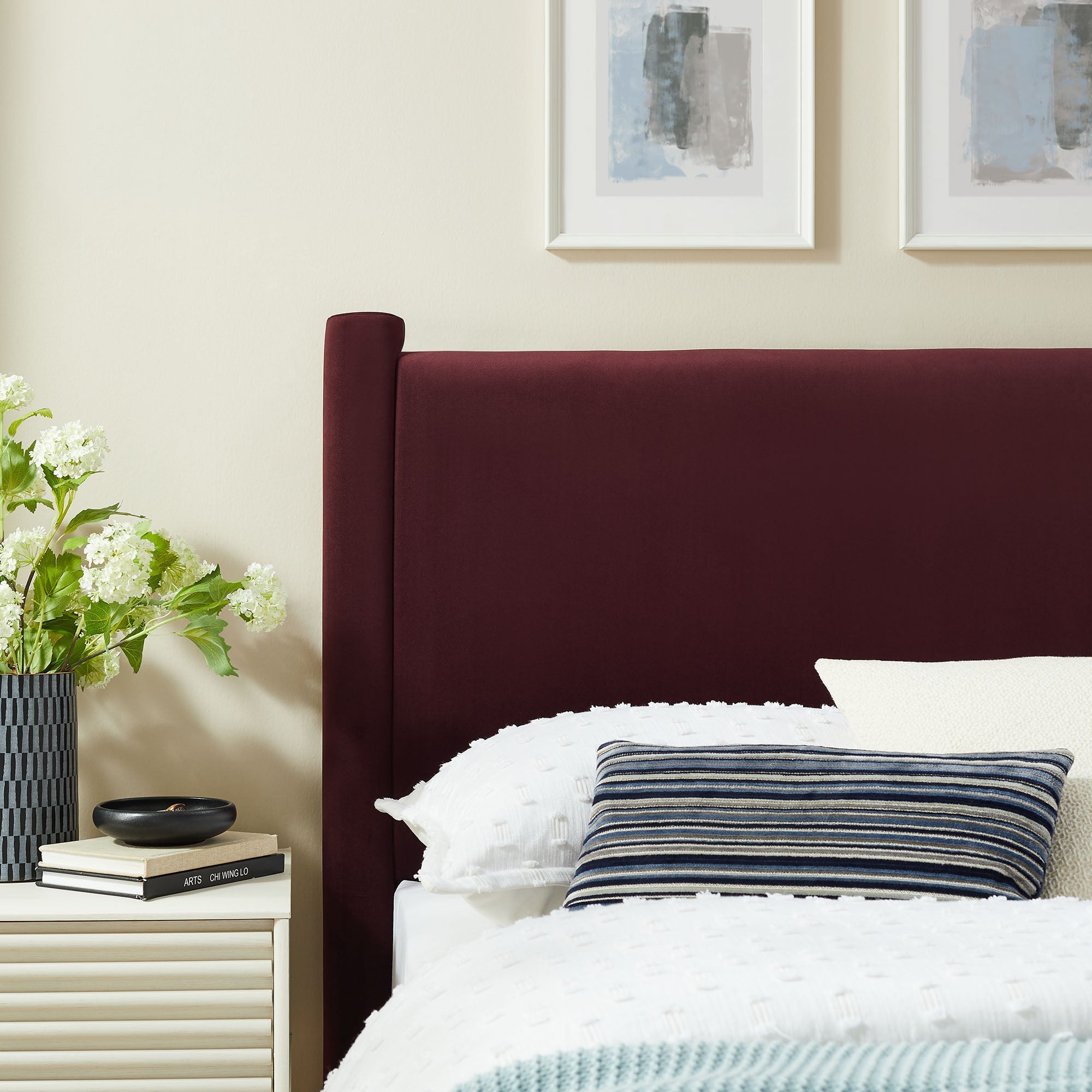 Rael Performance Velvet Twin Headboard by Modway