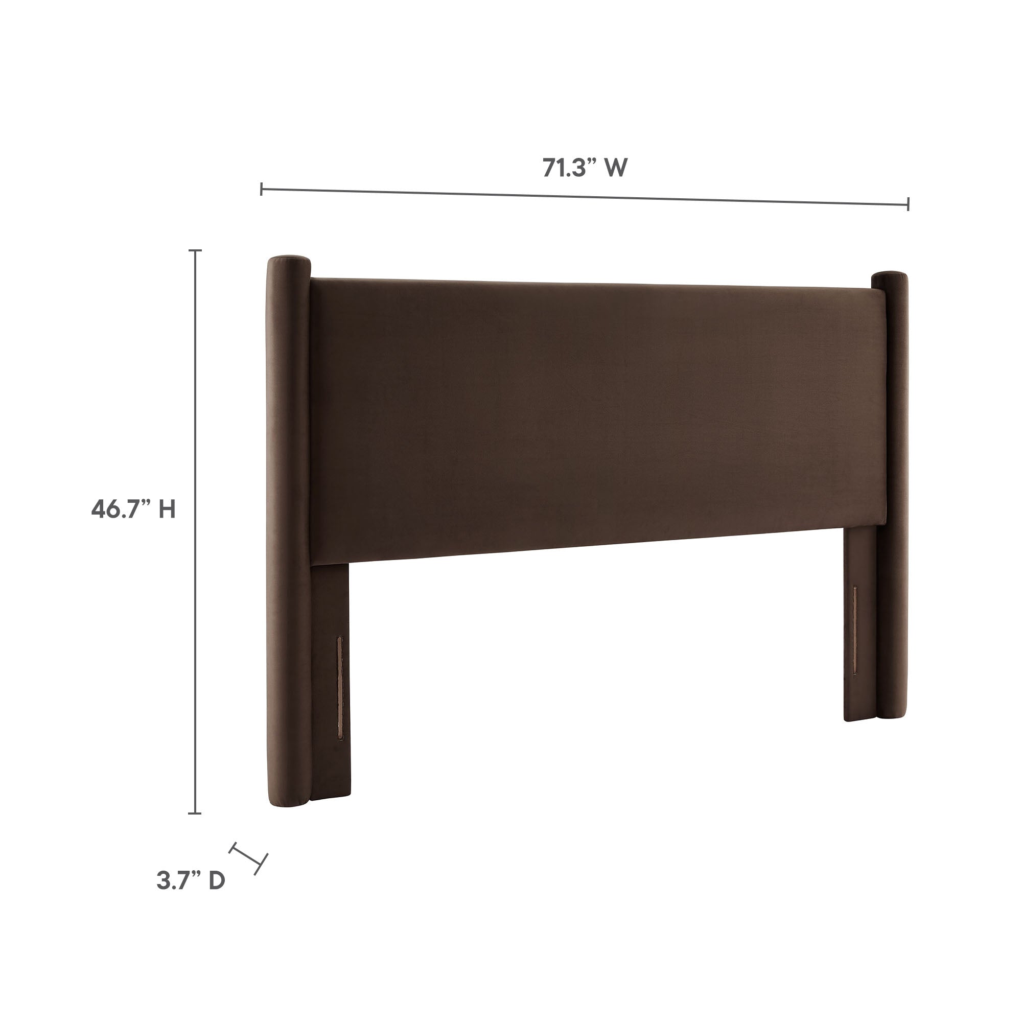 Rael Performance Velvet Queen Headboard by Modway