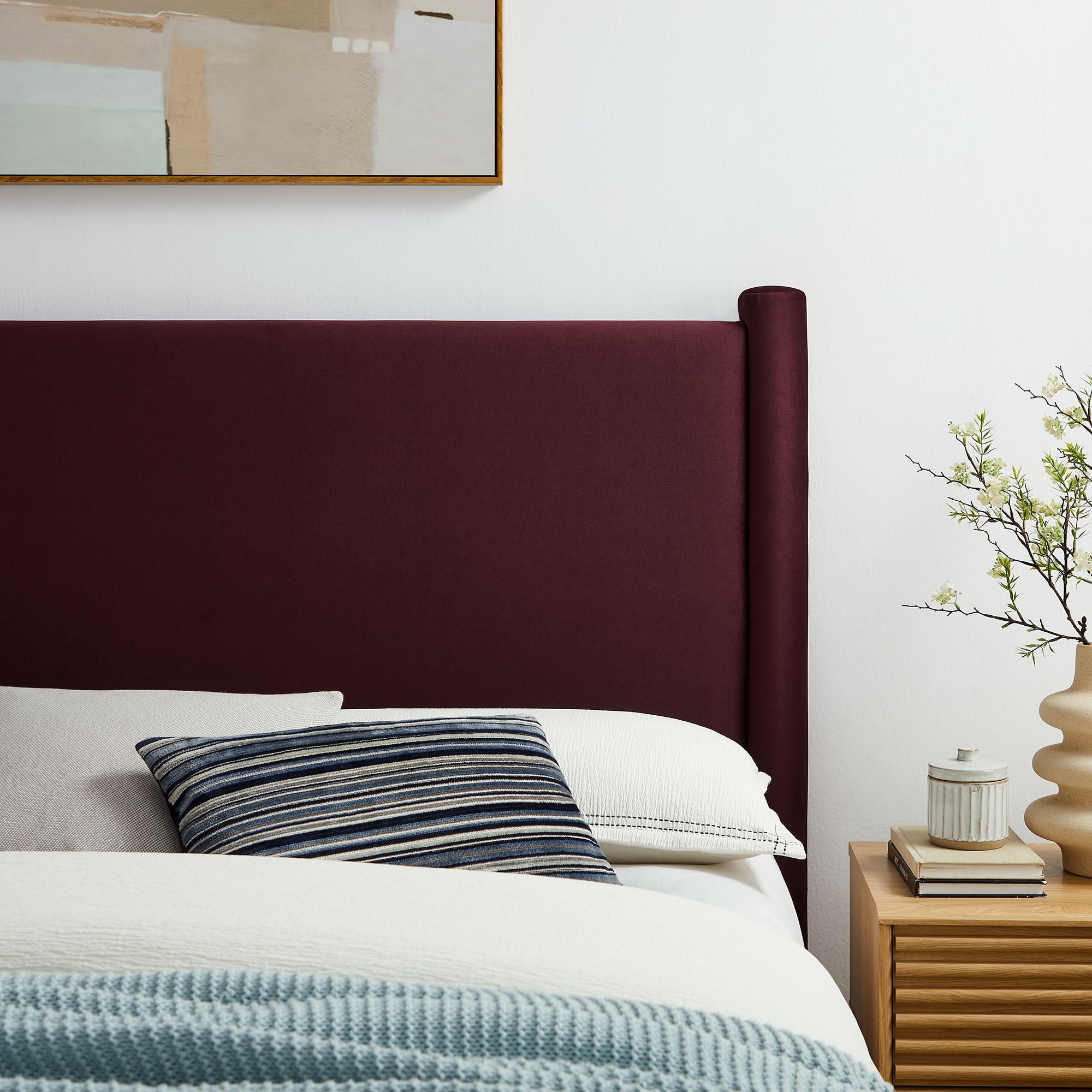 Rael Performance Velvet Queen Headboard by Modway
