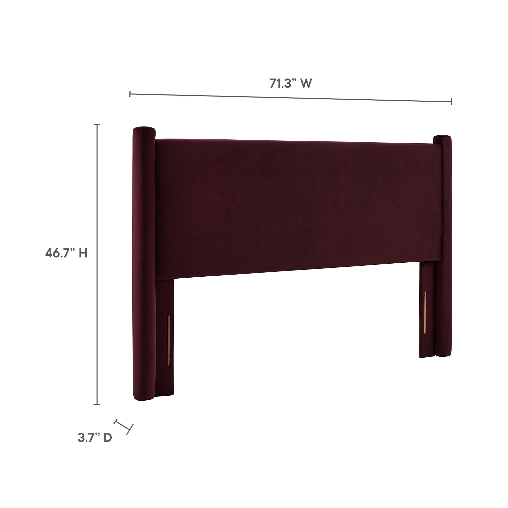 Rael Performance Velvet Queen Headboard by Modway