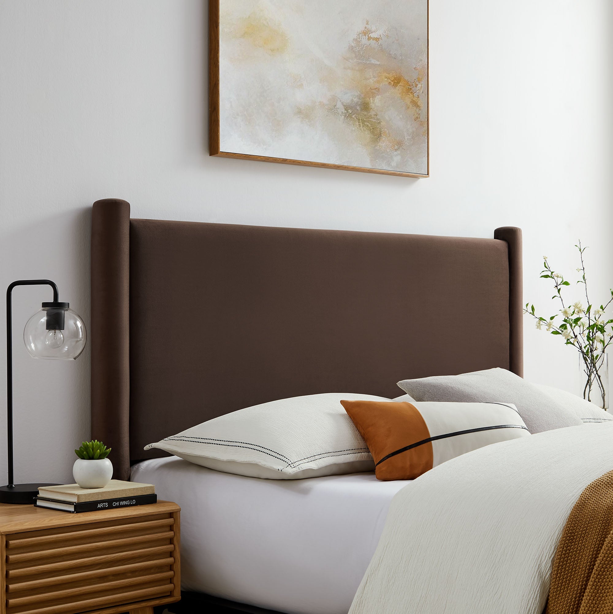 Rael Performance Velvet King Headboard by Modway