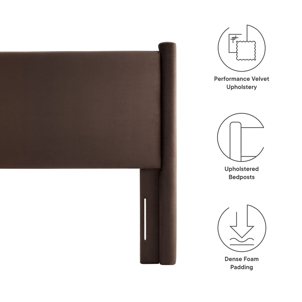 Rael Performance Velvet King Headboard by Modway