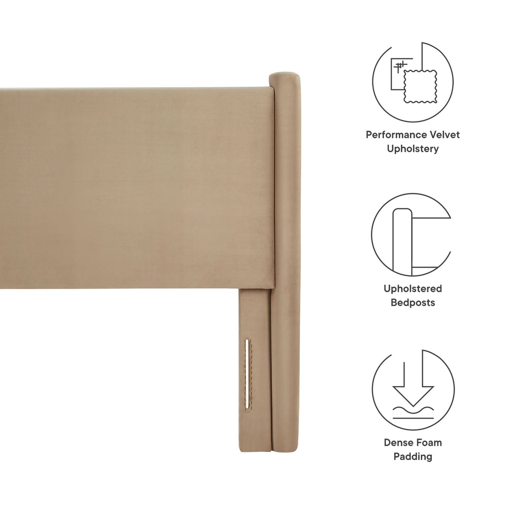 Rael Performance Velvet King Headboard by Modway