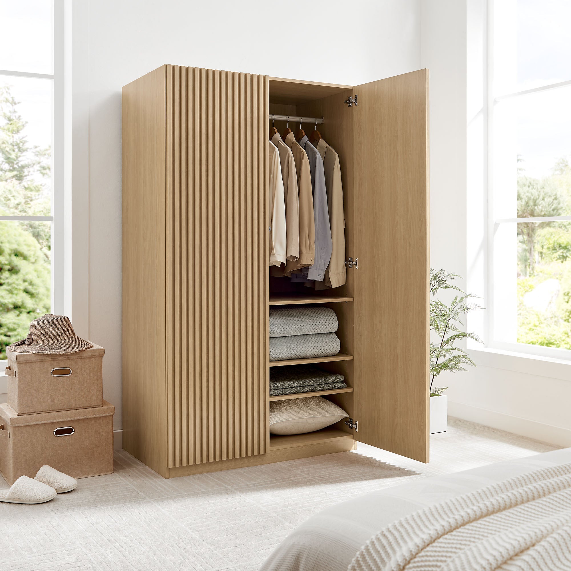 Render 2-Door Wardrobe Closet by Modway