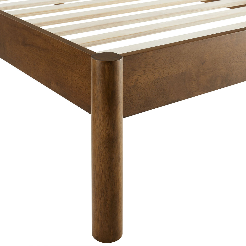 Olea Channel Tufted Boucle Solid Wood Twin Platform Bed by Modway