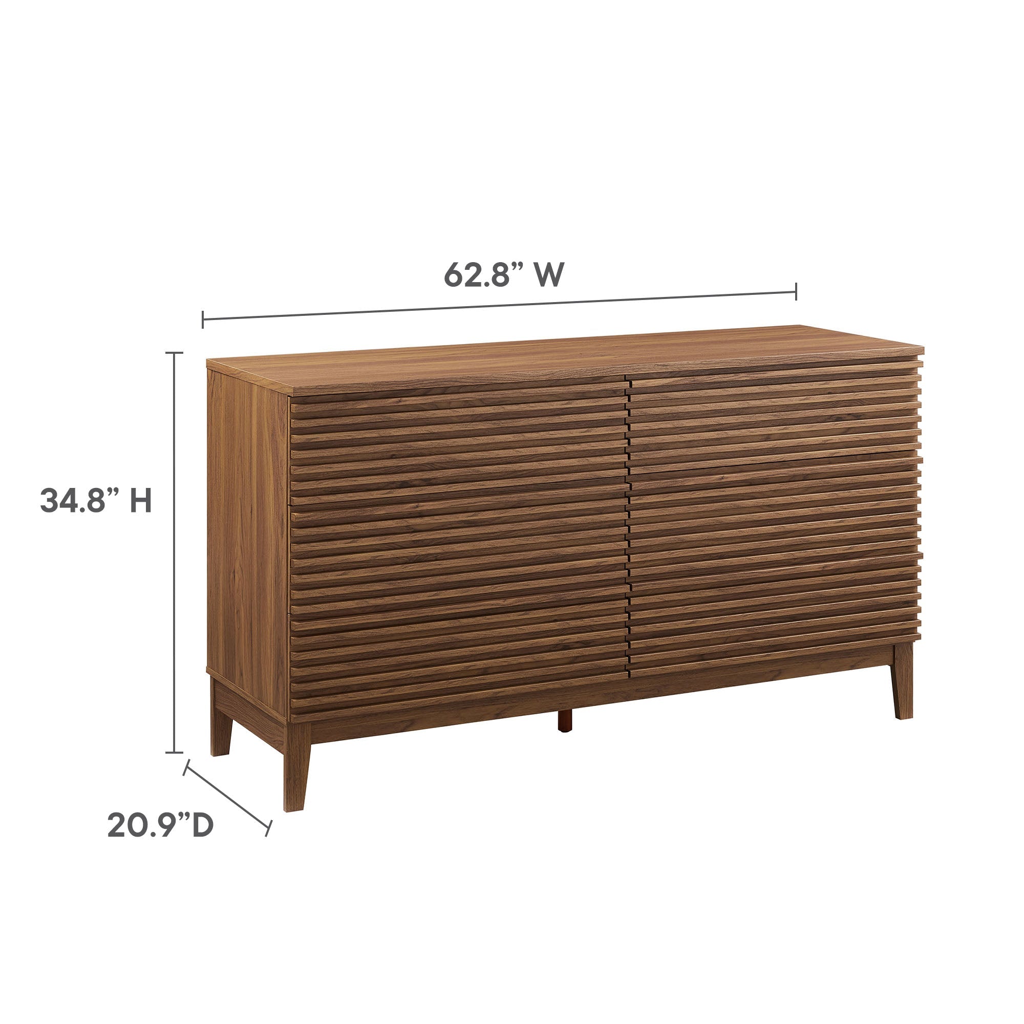 Render 63Ó 6-Drawer Dresser by Modway