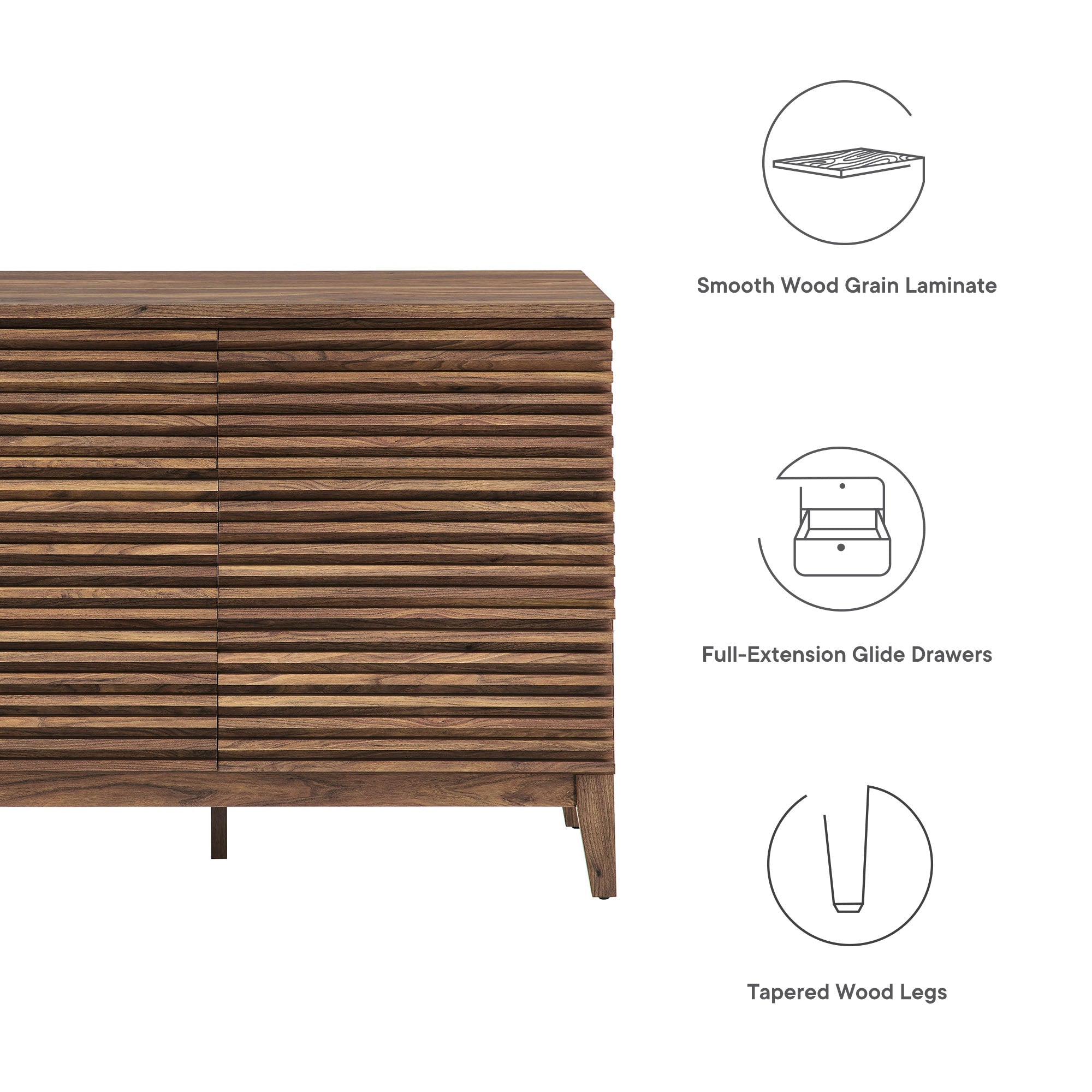 Render 47Ó 6-Drawer Dresser by Modway