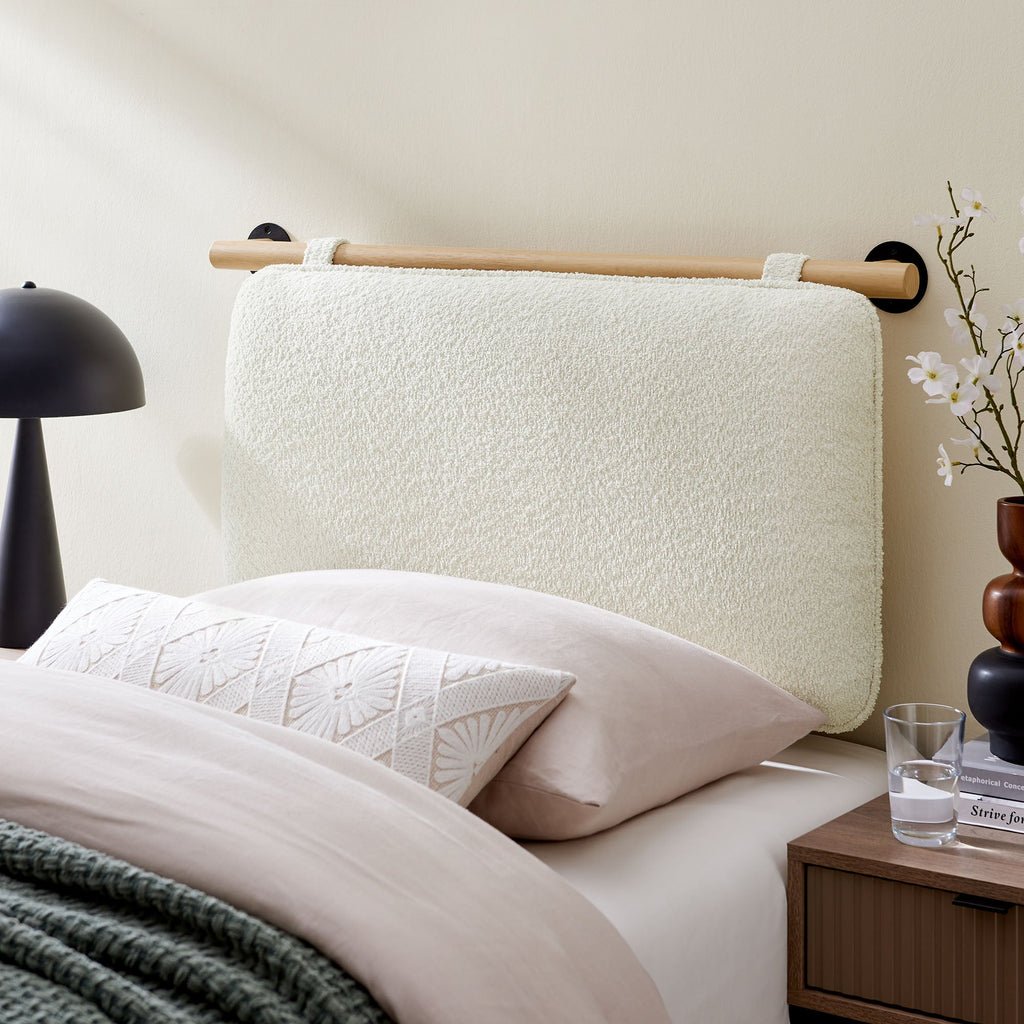Anela Wall-Mounted Chenille Upholstered Twin Headboard by Modway