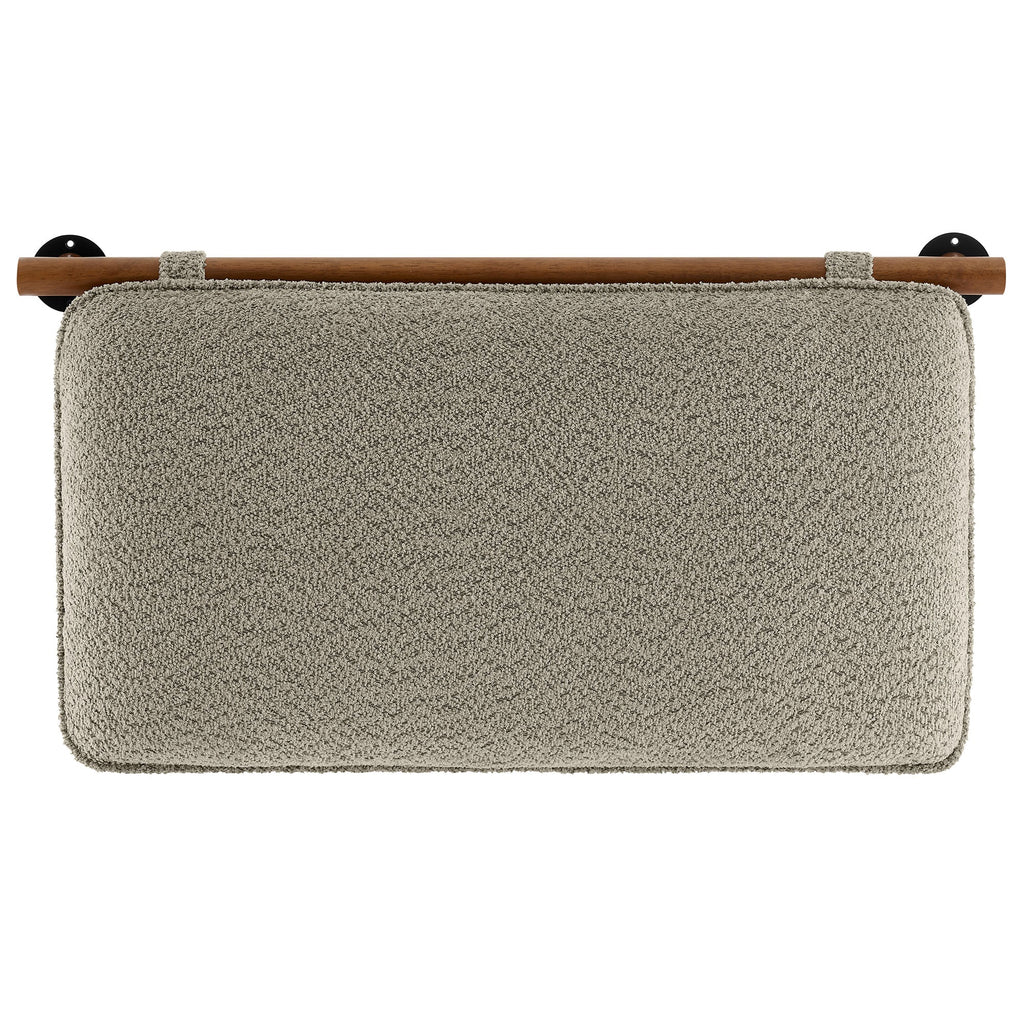 Anela Wall-Mounted Chenille Upholstered Twin Headboard by Modway