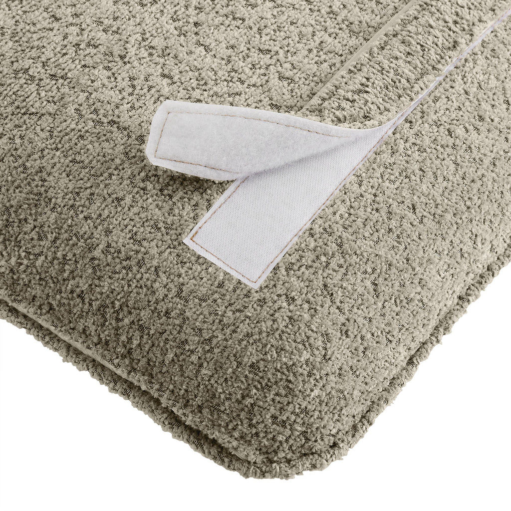 Anela Wall-Mounted Chenille Upholstered Twin Headboard by Modway