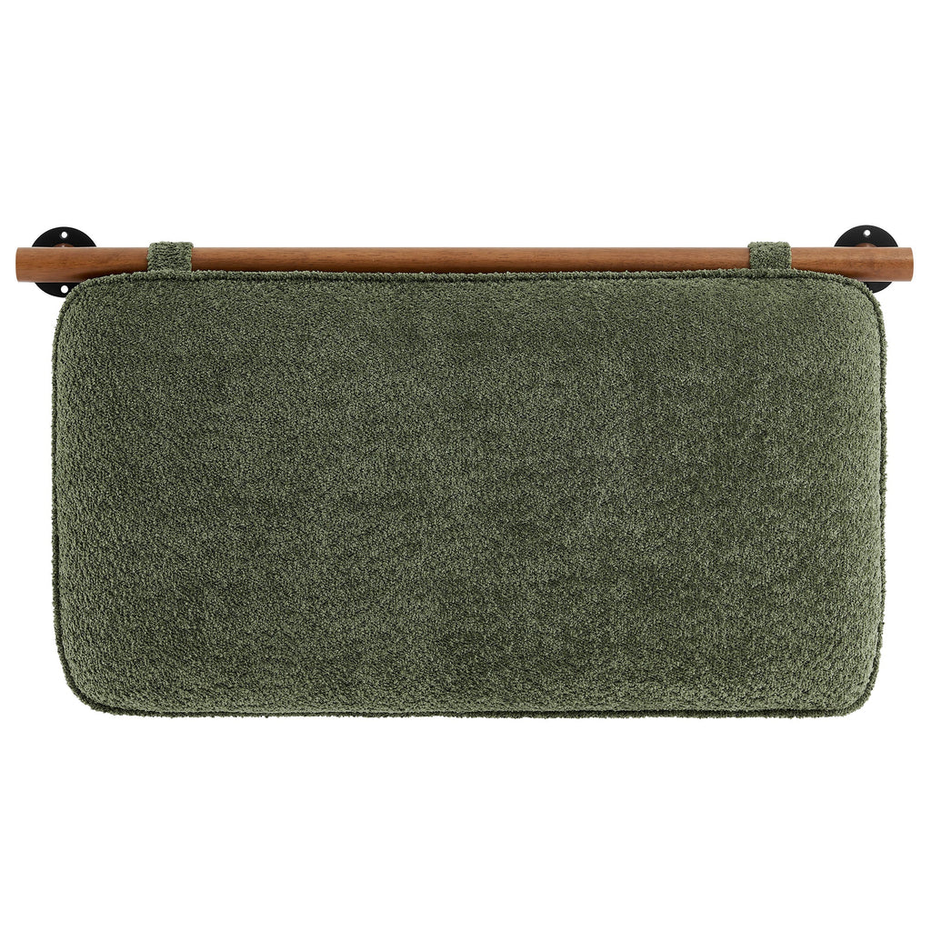 Anela Wall-Mounted Chenille Upholstered Twin Headboard by Modway