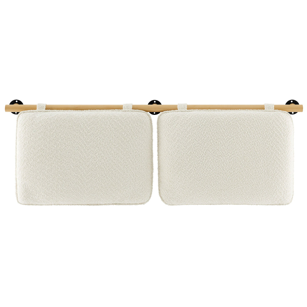 Anela Wall-Mounted Chenille Upholstered Full Headboard by Modway