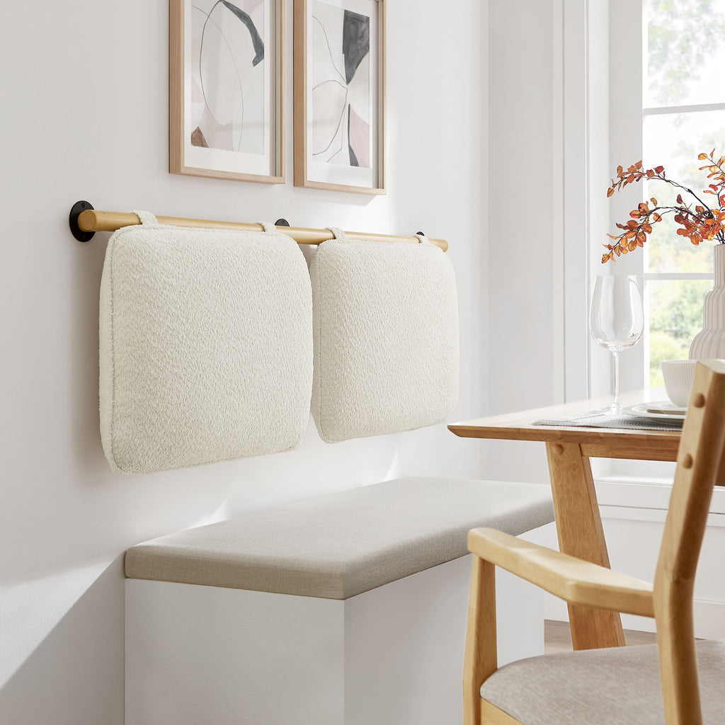 Anela Wall-Mounted Chenille Upholstered Full Headboard by Modway
