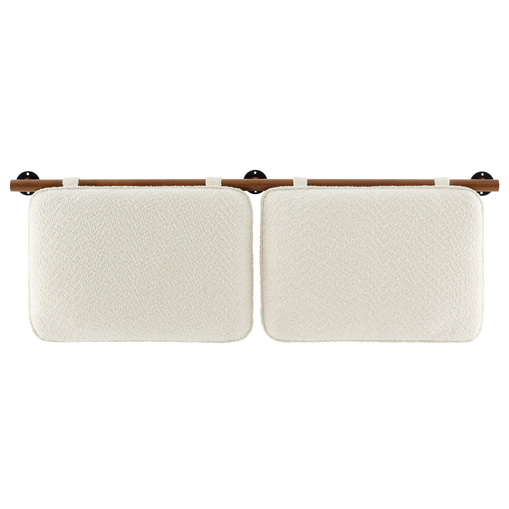 Anela Wall-Mounted Chenille Upholstered Full Headboard by Modway