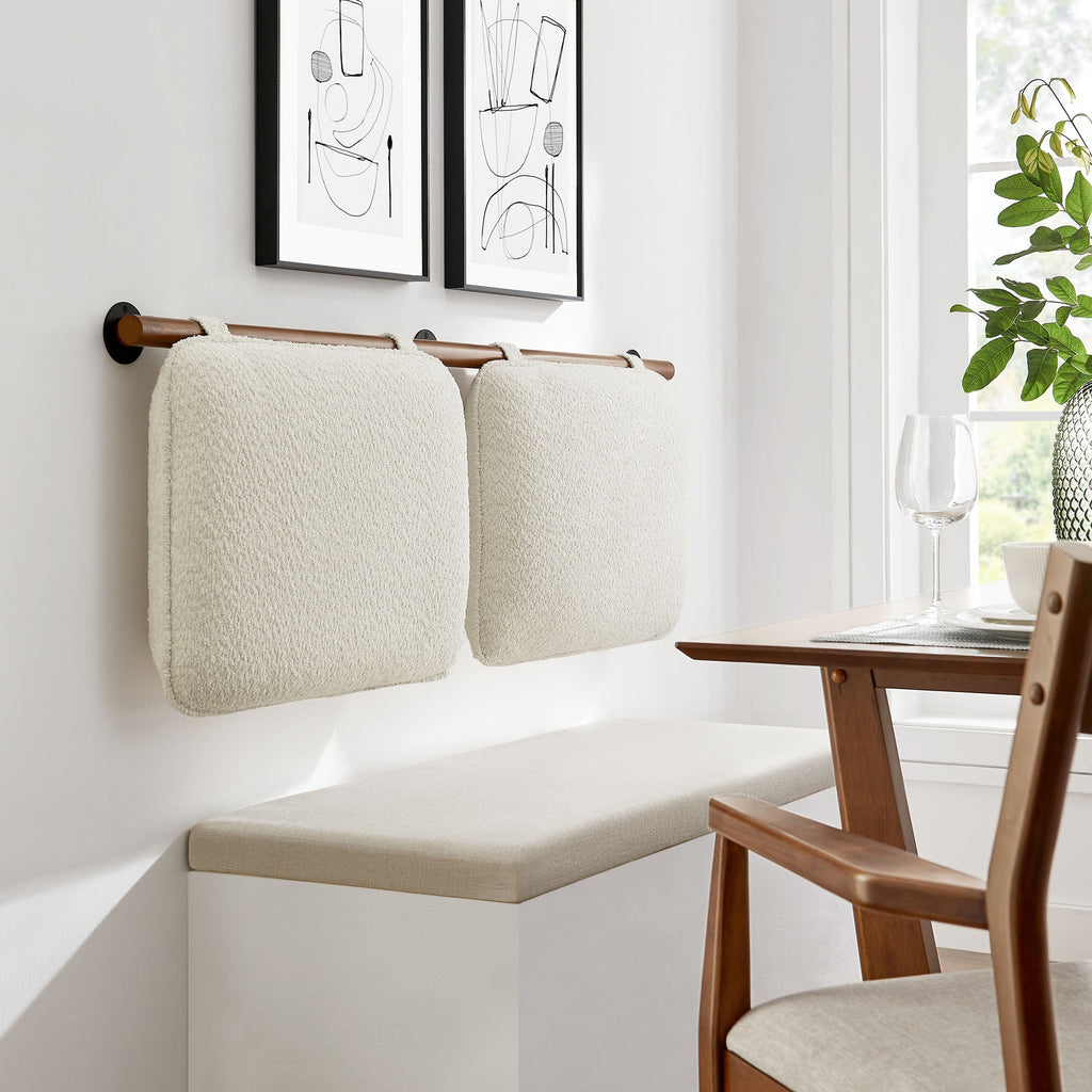 Anela Wall-Mounted Chenille Upholstered Full Headboard by Modway