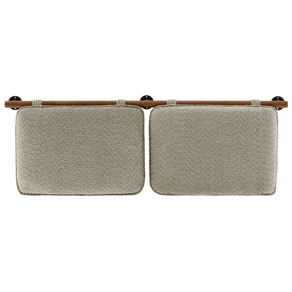 Anela Wall-Mounted Chenille Upholstered Full Headboard by Modway
