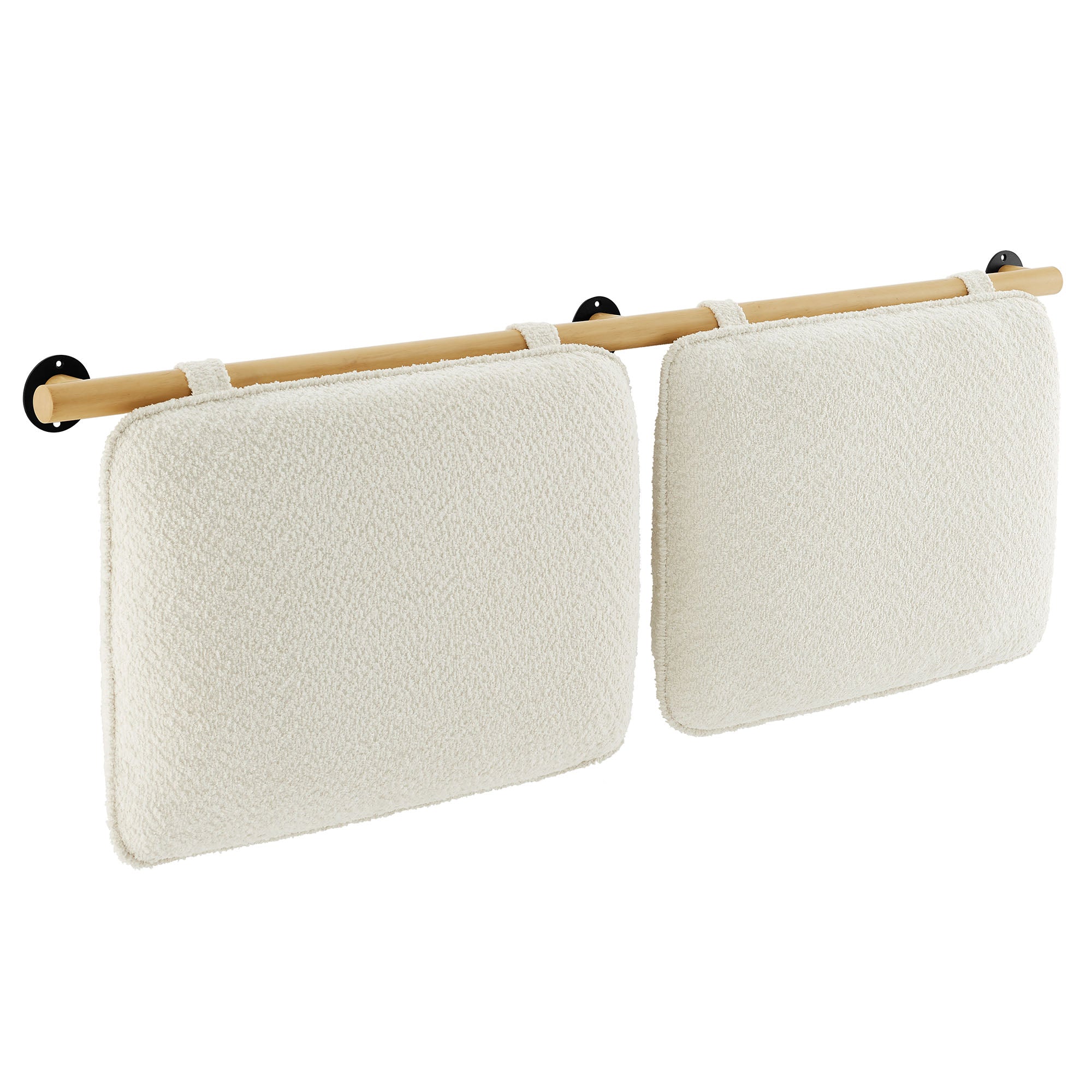 Anela Wall-Mounted Chenille Upholstered Queen Headboard by Modway