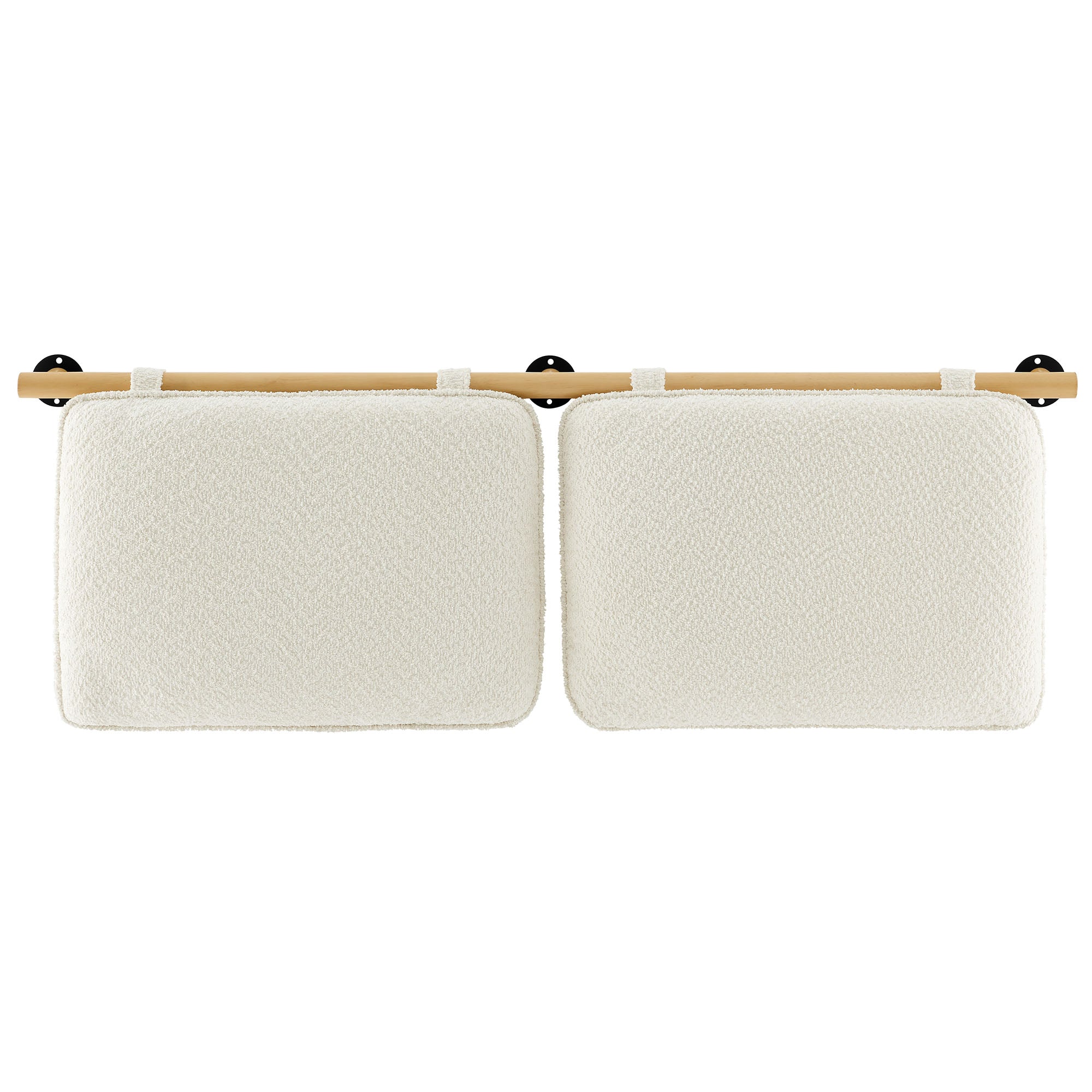 Anela Wall-Mounted Chenille Upholstered King Size Headboard by Modway