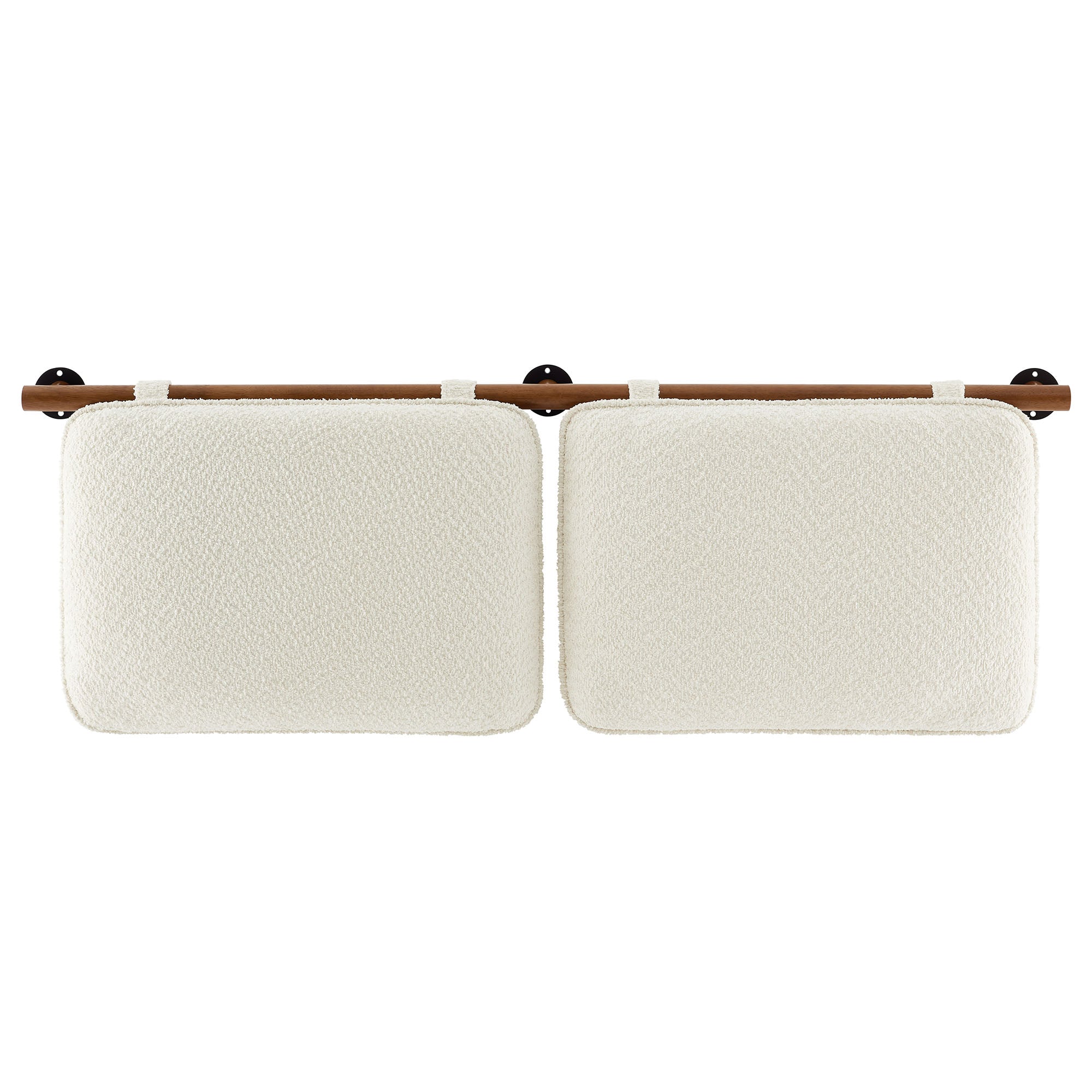 Anela Wall-Mounted Chenille Upholstered King Size Headboard by Modway