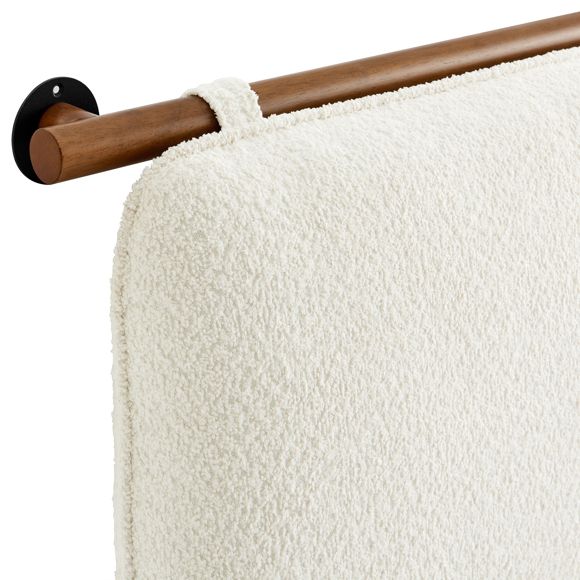 Anela Wall-Mounted Chenille Upholstered King Size Headboard by Modway