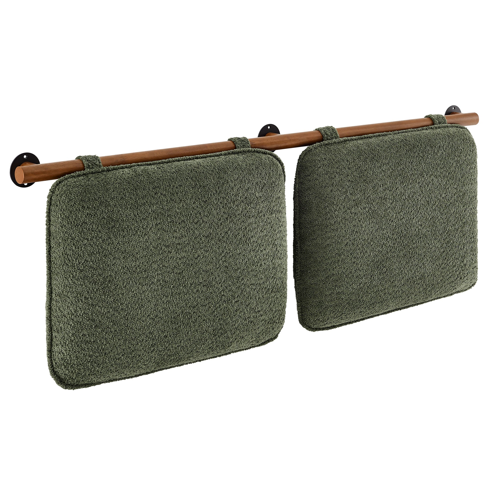 Anela Wall-Mounted Chenille Upholstered King Size Headboard by Modway
