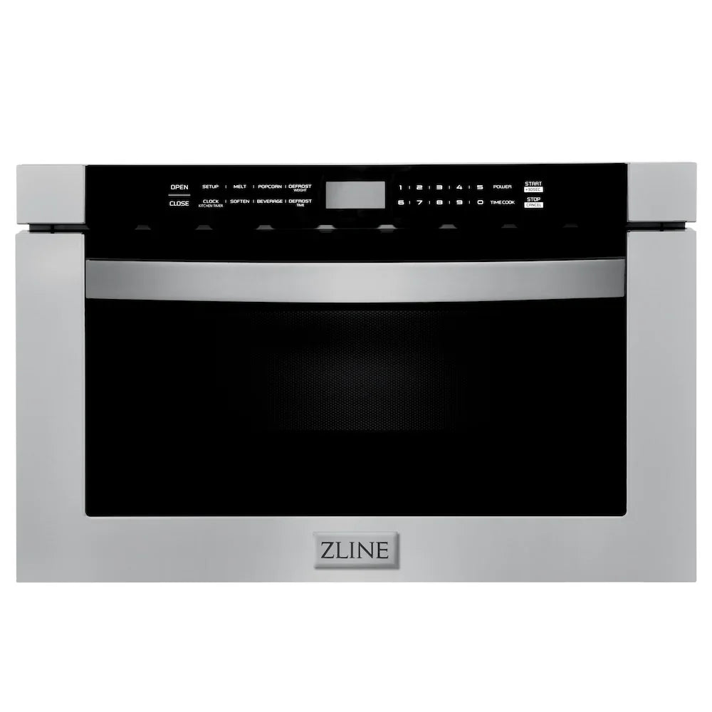 ZLINE 48" Bundled Stainless Dual Range, Range Hood, Microwave, 3KP-RARH48-MW
