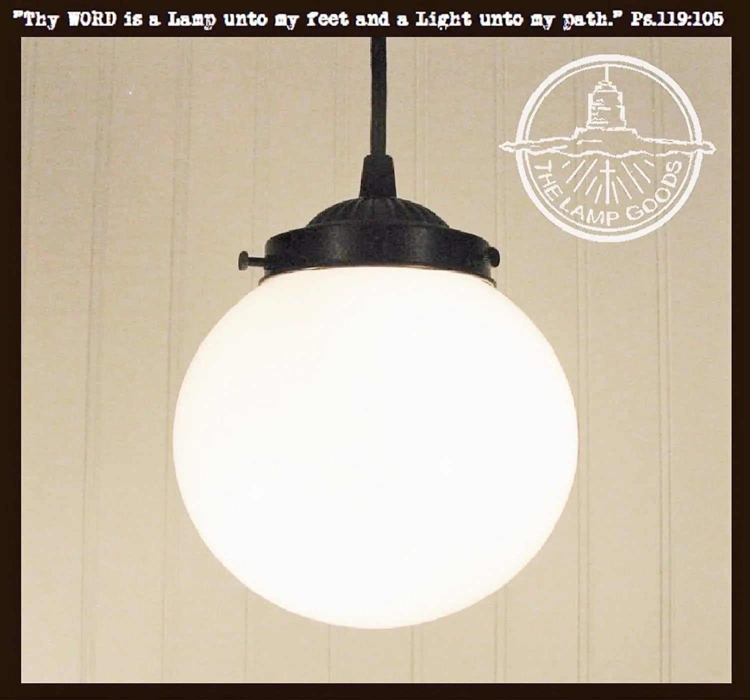 Milk Glass 8" Replacement Globe