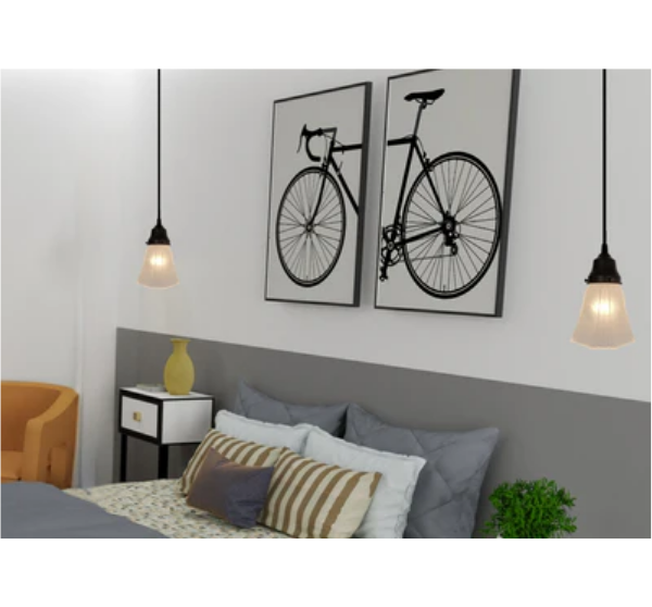 Modern Frost Square PENDANT Light