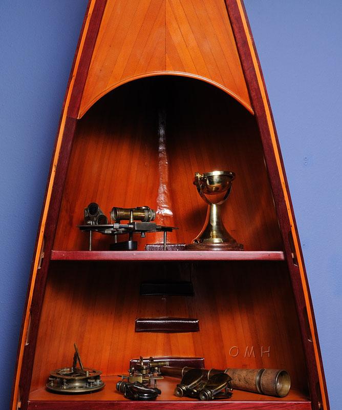 Folding Binocular in wood box