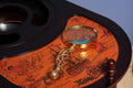Magnifier in wood box- 5 inches