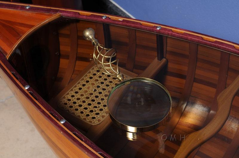 Magnifier in wood box- 5 inches