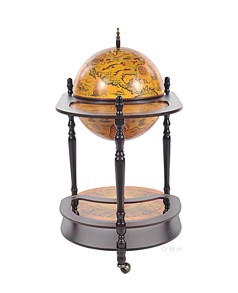 Globe drink trolley16.5 inches - Red