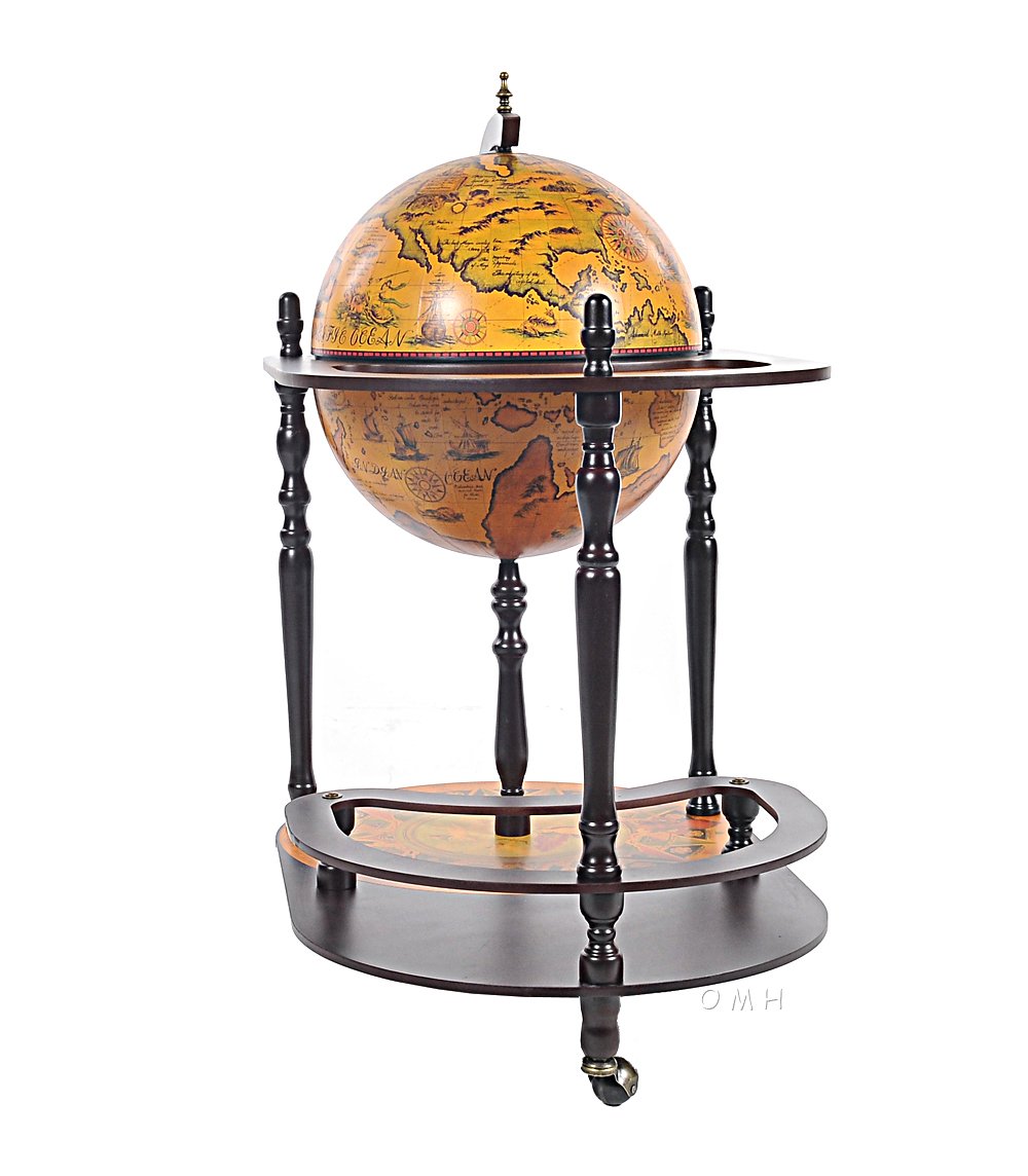 Globe drink trolley16.5 inches - Red