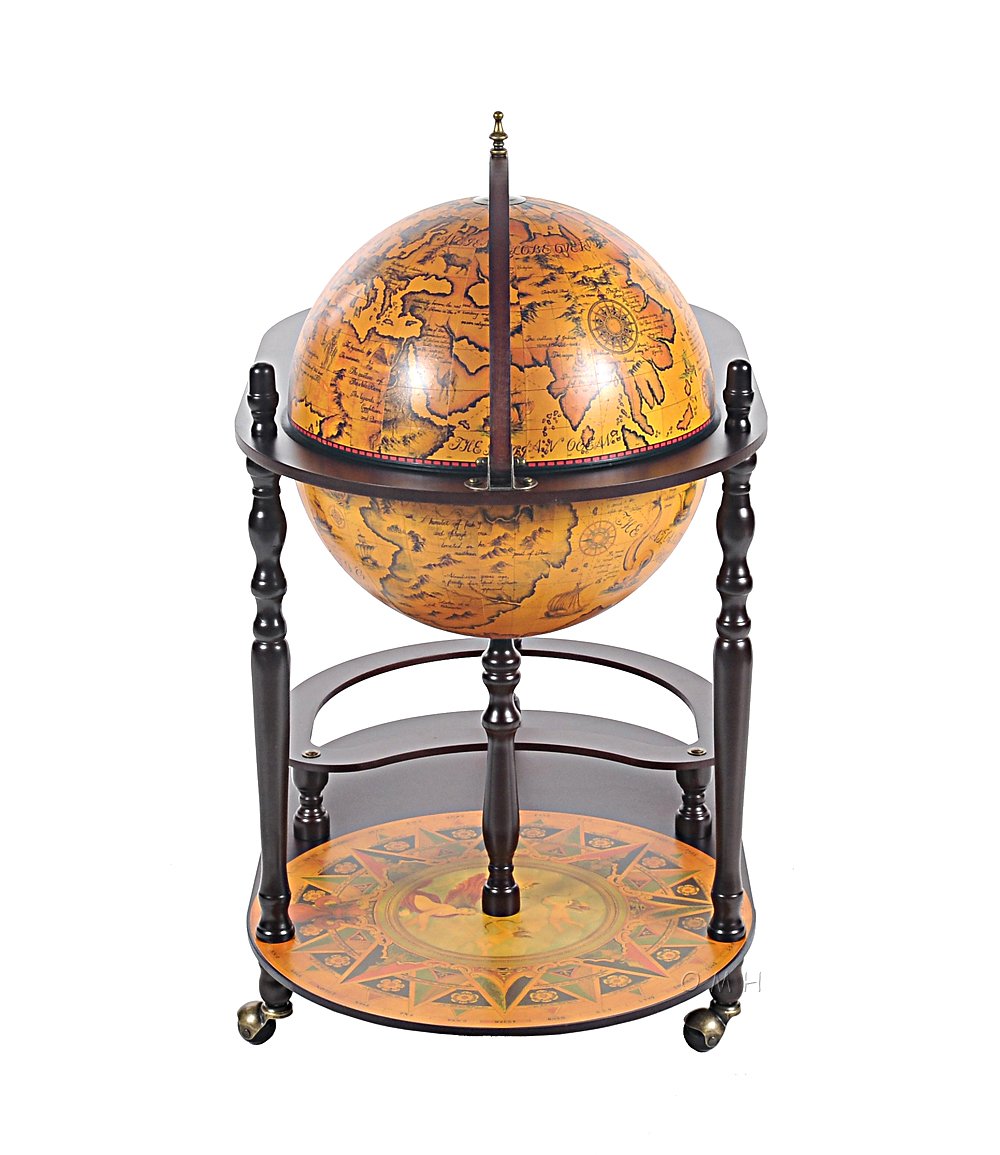 Globe drink trolley16.5 inches - Red