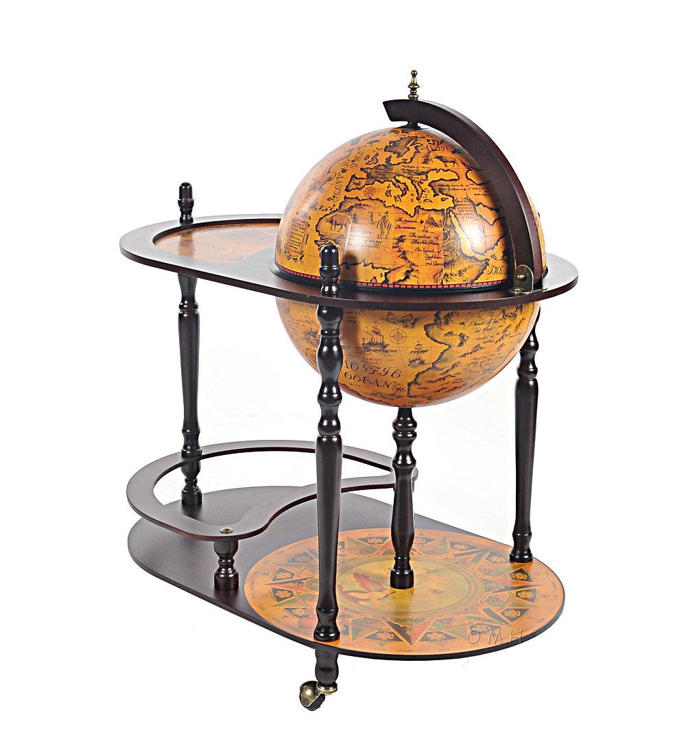 Globe drink trolley16.5 inches - Red