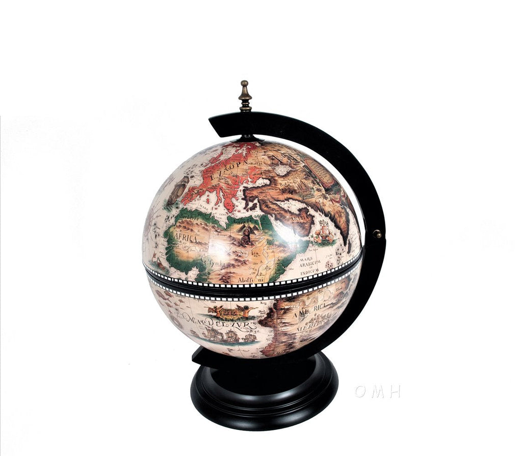White Globe 13 inches with chess holder