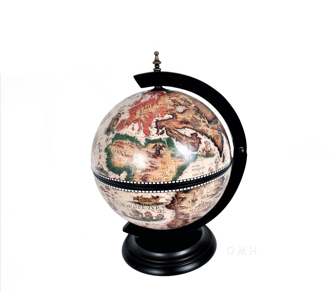White Globe 13 inches with chess holder