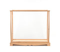 Display Case for Midsize Tall Ship Clear Finish