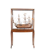 Floor Display Case- Classic Light Brown