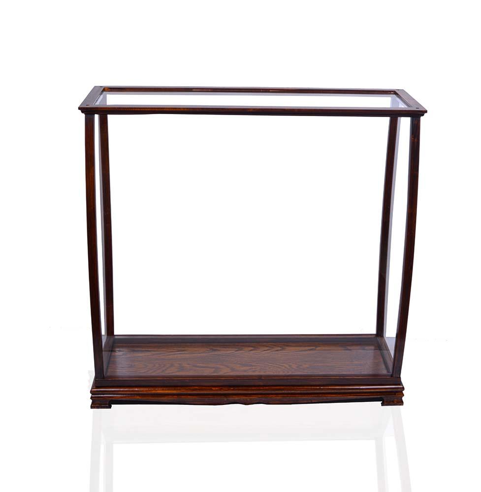 Table Top Display Case Classic Brown