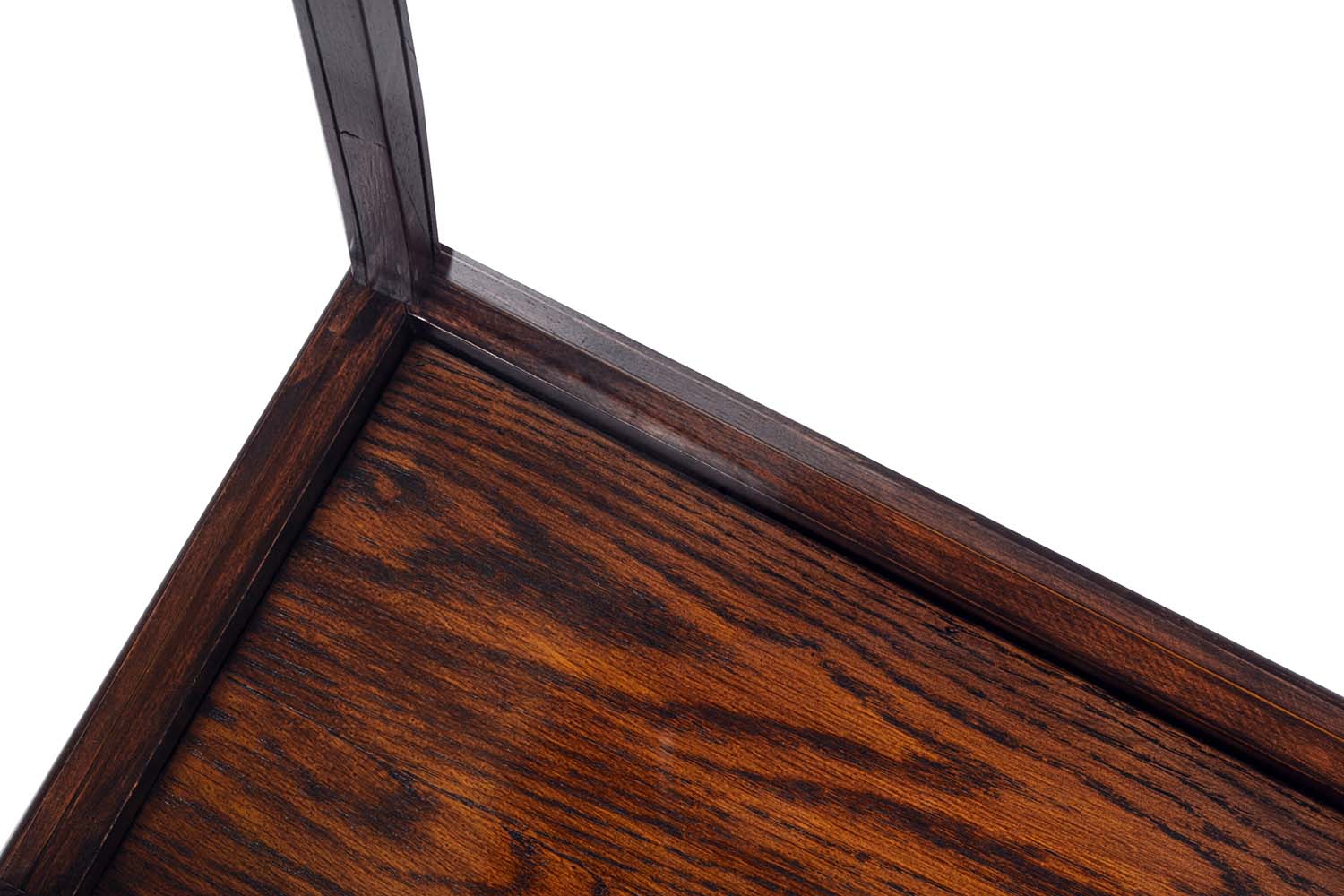 Table Top Display Case Classic Brown