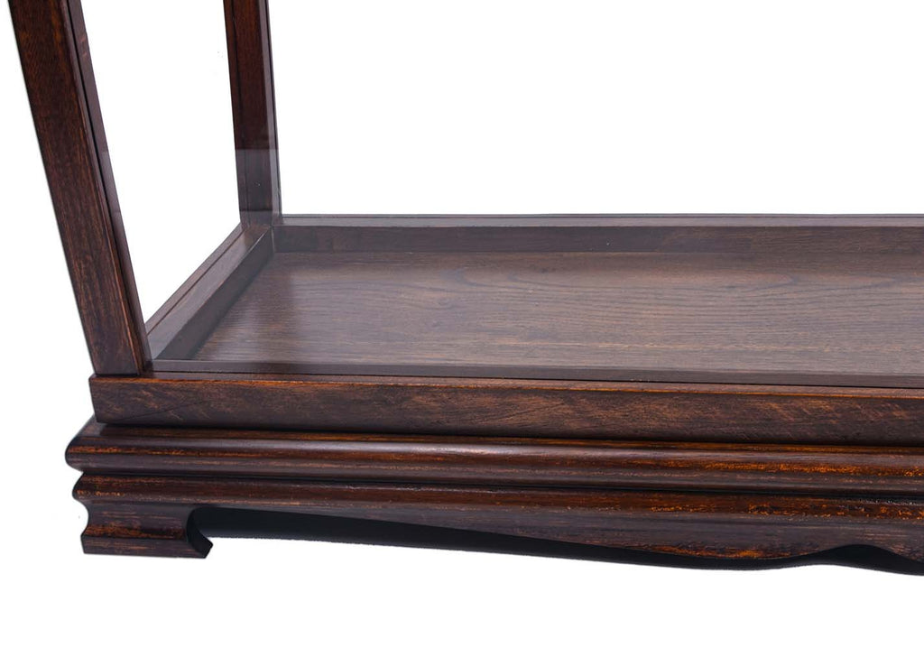 Table Top Display Case Classic Brown