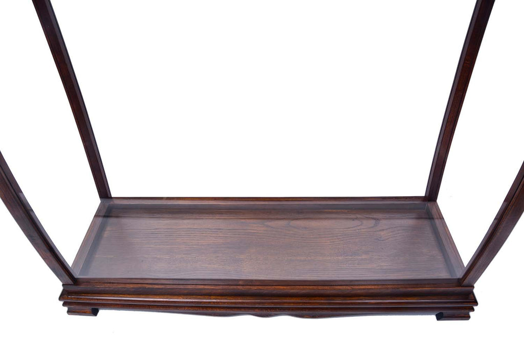 Display Case for Midsize Tall Ship Classic Brown