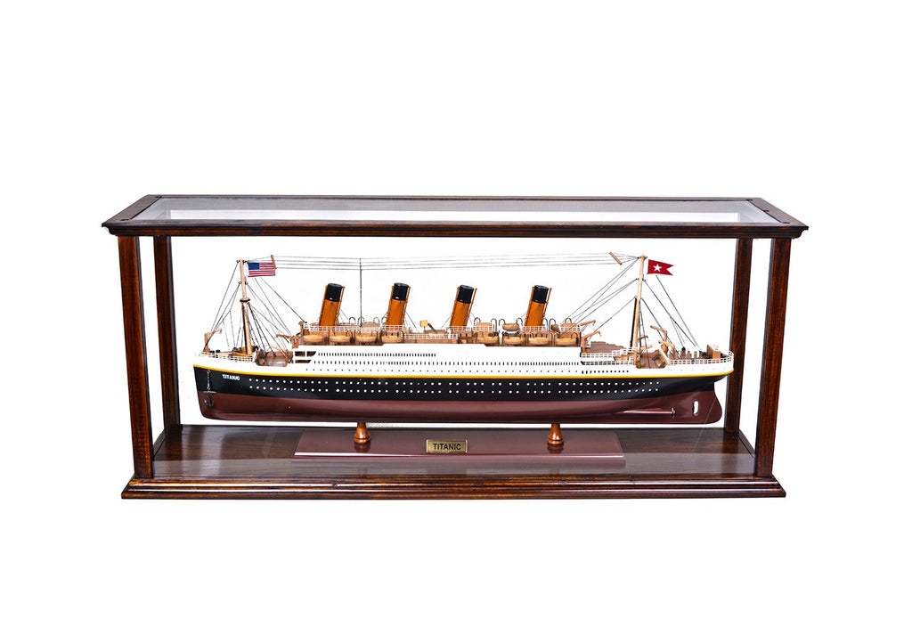Display Case for Cruise Liner Midsize Classic Brown