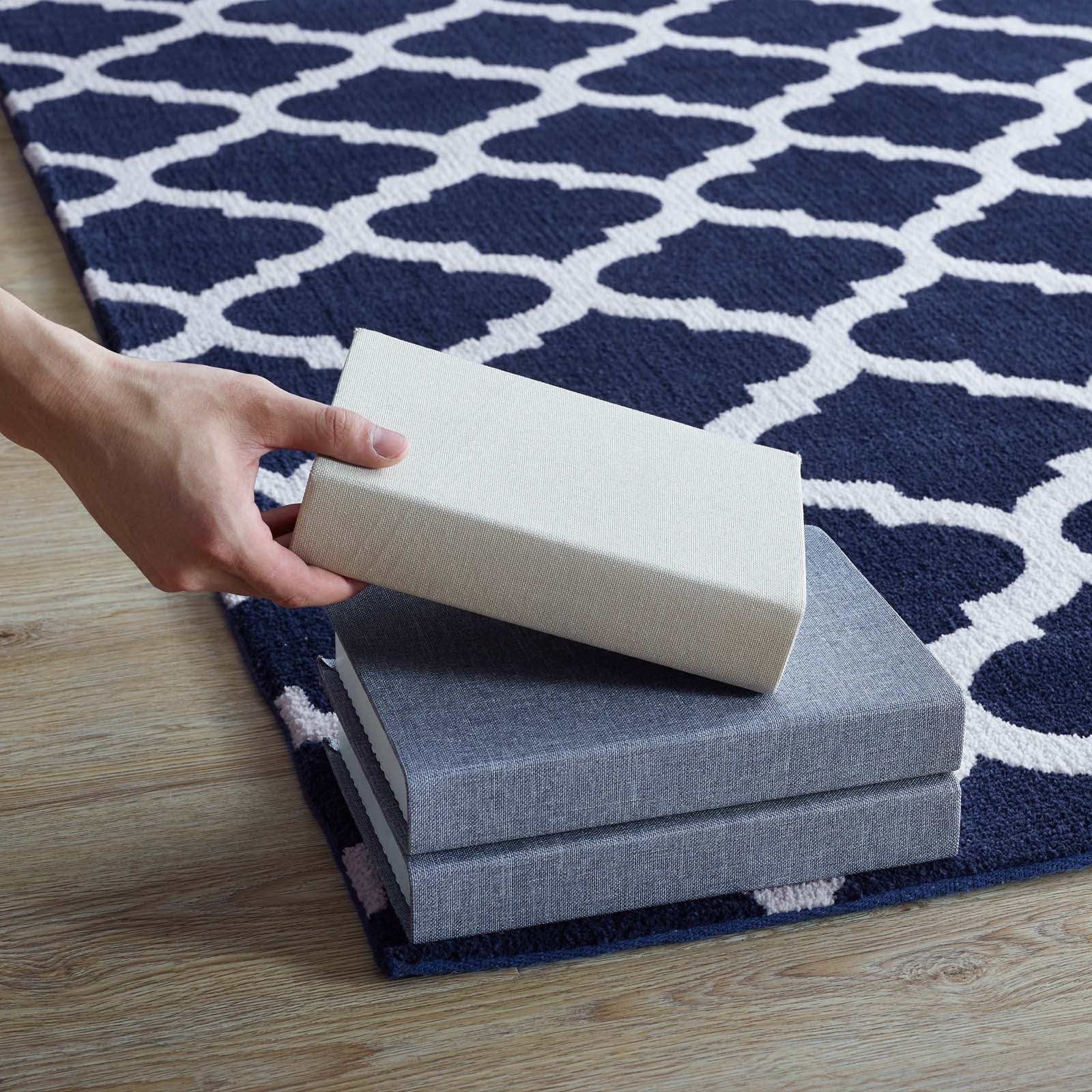 Lida Moroccan Trellis 8x10 Area Rug by Modway